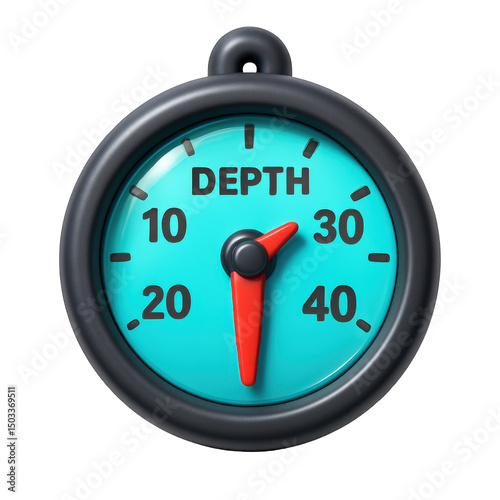Dive Depth Gauge Underwater Exploration Tool