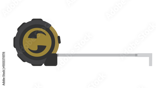 measuring tape isolated on white background