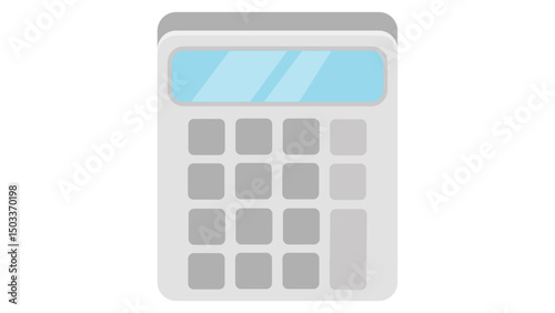 calculator isolated on white
