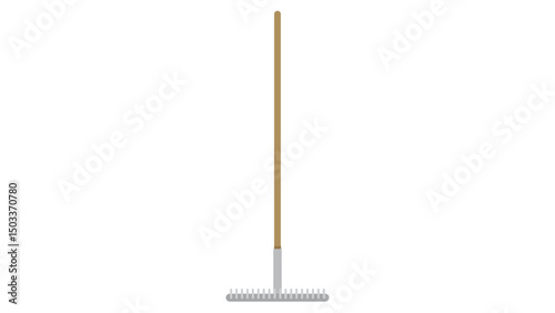 broom isolated on white background