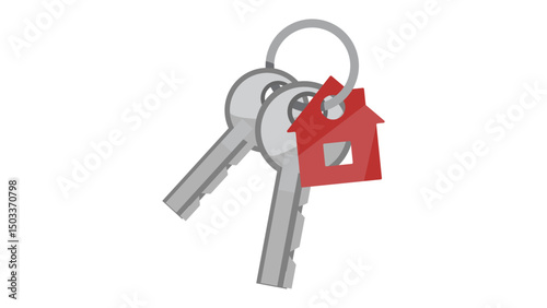 keys on white