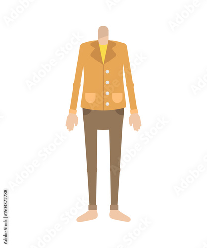 mannequin dressed in fashion clothes