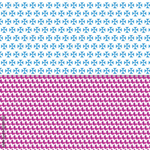 Floral abstruct geometric nature pattern design