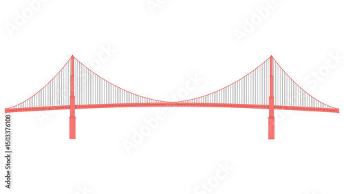 vector illustration of a bridge