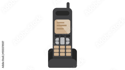 cell phone isolated on white