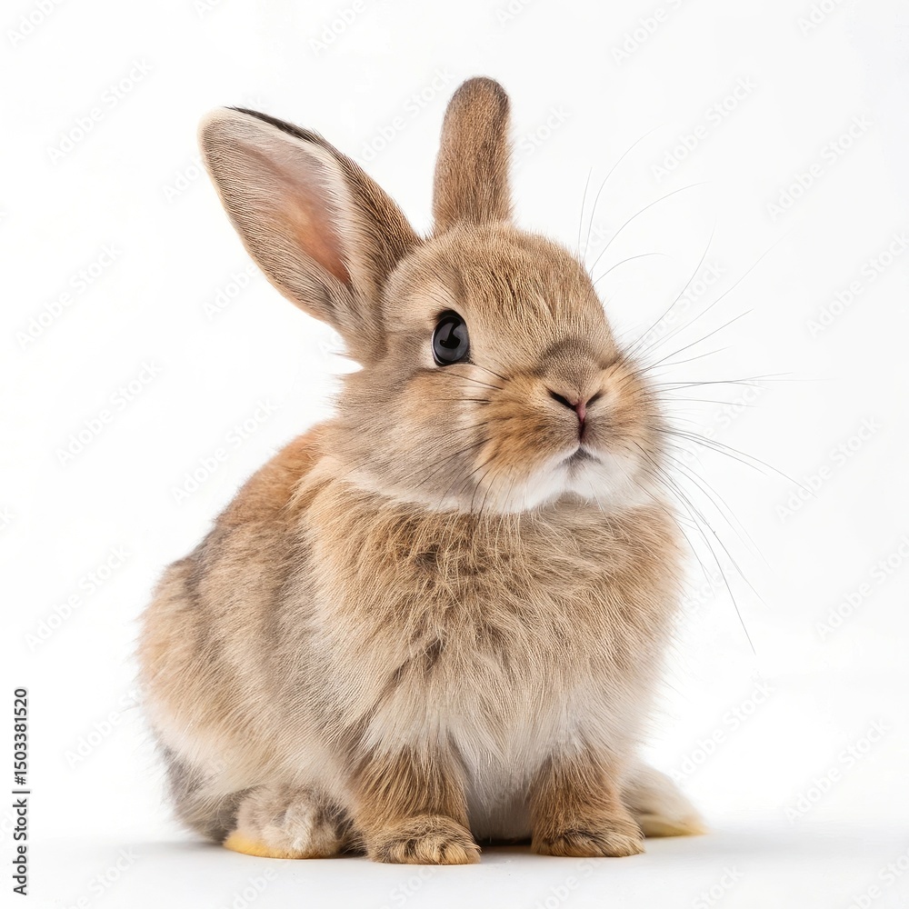white rabbit isolated on white white rabbit isolated on white