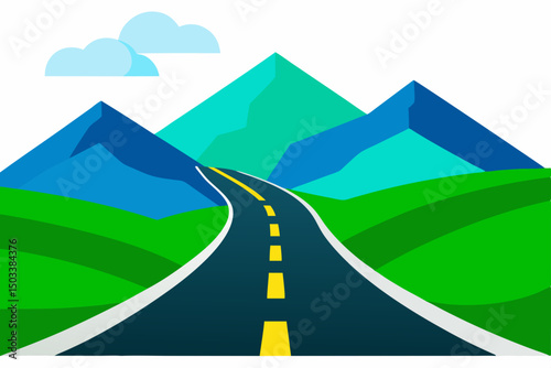 road to the mountains