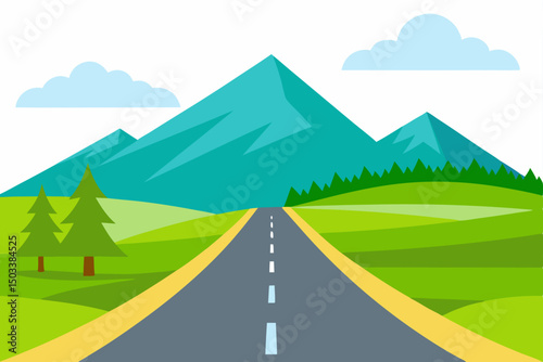 road to the mountains