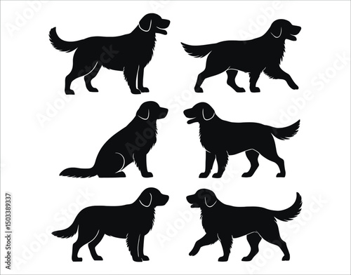 Golden Retriever SVG Cut File Set