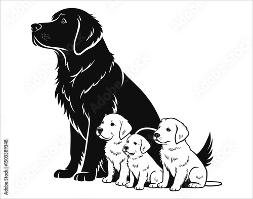 Golden Retriever SVG Bundle – Clean Dog Silhouettes