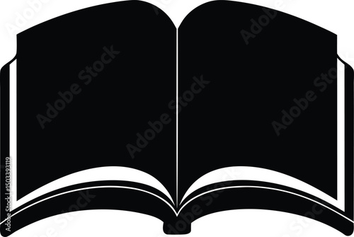 open book vector illustration