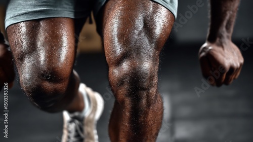 Close up of tensor fasciae latae overactivation leading IT band tension and lateral knee stress in endurance and CrossFit athletes