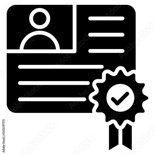 Qualification Glyph Icon