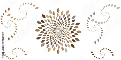 Traditional Mandala  ottoman clean and Flower of life pattern logo design inspiration with white background. creating a modern technology background. minimalist texture. Vector. Illustration.