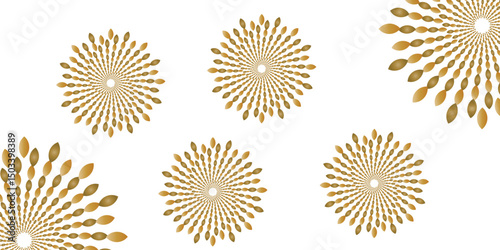 Traditional Mandala  ottoman clean and Flower of life pattern logo design inspiration with white background. creating a modern technology background. minimalist texture. Vector. Illustration.