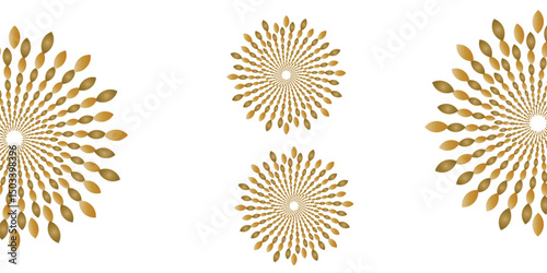 Traditional Mandala  ottoman clean and Flower of life pattern logo design inspiration with white background. creating a modern technology background. minimalist texture. Vector. Illustration.