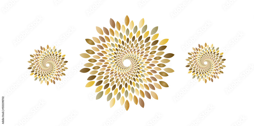 Traditional Mandala  ottoman clean and Flower of life pattern logo design inspiration with white background. creating a modern technology background. minimalist texture. Vector. Illustration.
