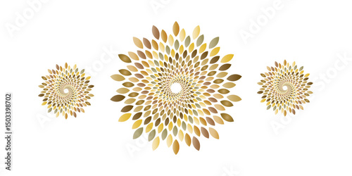 Traditional Mandala  ottoman clean and Flower of life pattern logo design inspiration with white background. creating a modern technology background. minimalist texture. Vector. Illustration.
