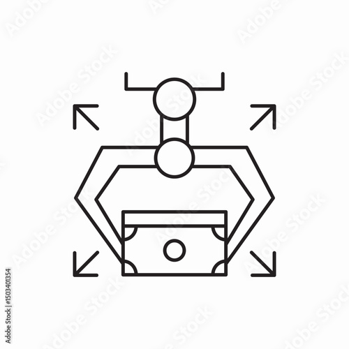 money cash finance currency icon sign vector