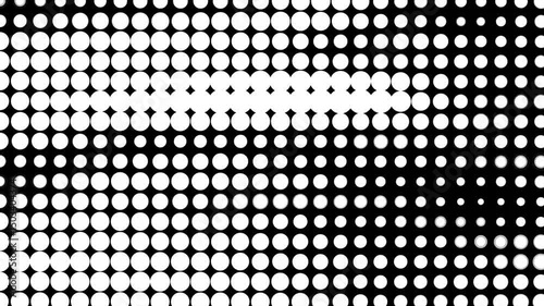Halftone Pattern Circles Background Animation  
