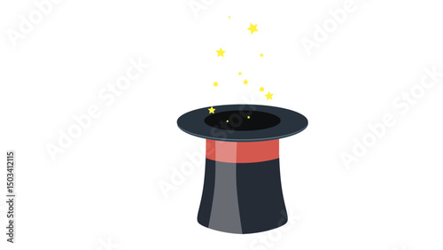 magic hat and magic wand