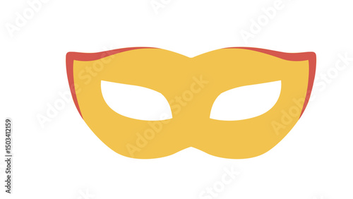 carnival mask isolated on white