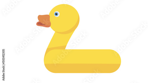 rubber duck isolated on white