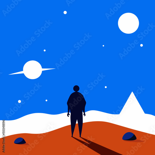 People in the desert