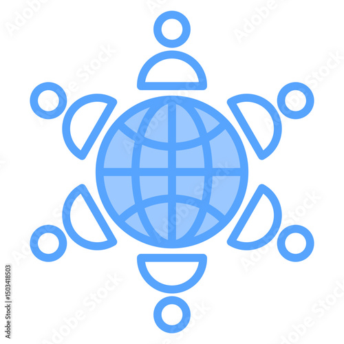 Culture Blue Icon