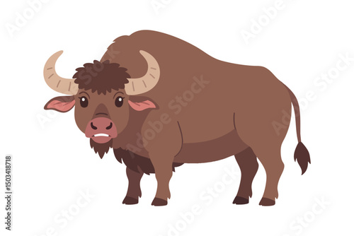 Eid aladha a buffalo cartoon