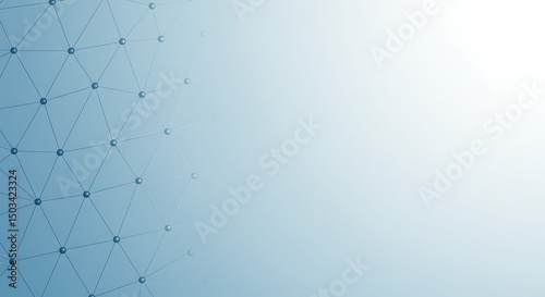 Abstract Medical Texture  Blue Network Background with Geometric Pattern