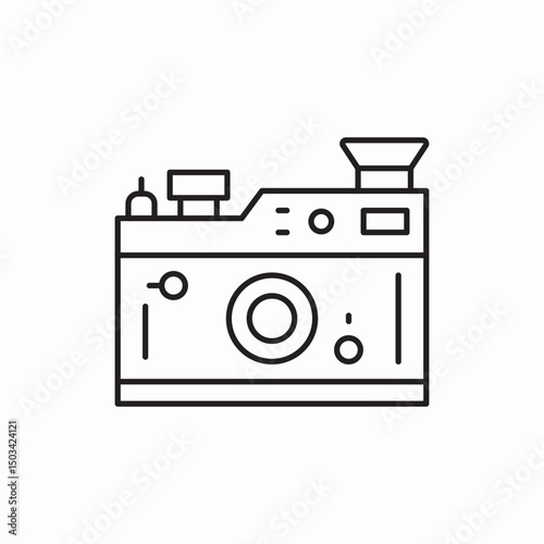 camera photograph icon sign vector