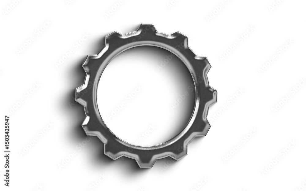 Abstract Shaped Silver Metallic element On a transparant Background Abstract Shaped Silver Metallic element On a transparant Background