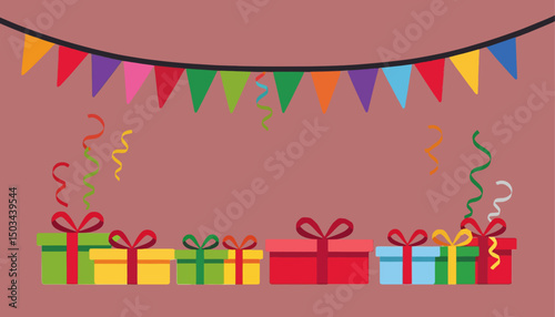 Happy-Birthday-Celebration-Gifts-Confetti-and-Colorful-Bunting-Festive-Occasion-Joyful-Celebration-Party-Decoration-Holiday-Fun-Presents-and-Celebratory-Vibes