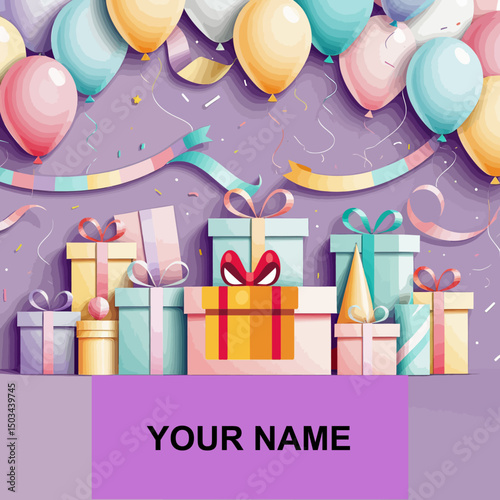 pastel-birthday-party-background-with-balloons-confetti-and-gifts-cute-birthday-celebration-illustration-for-kids-sweet-sixteen-design