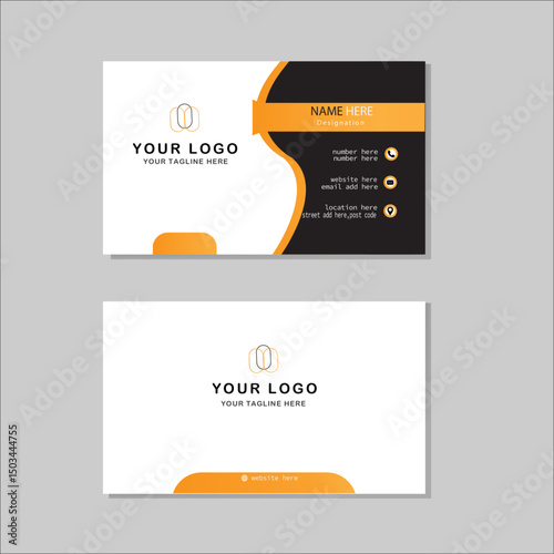 Modern and simple business card template