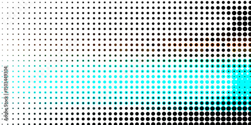 Abstract colorful halftone dots background pop art texture overlay grunge dots monochrome background, modern creative art design geometric pattern halftone effect distressed texture background.
