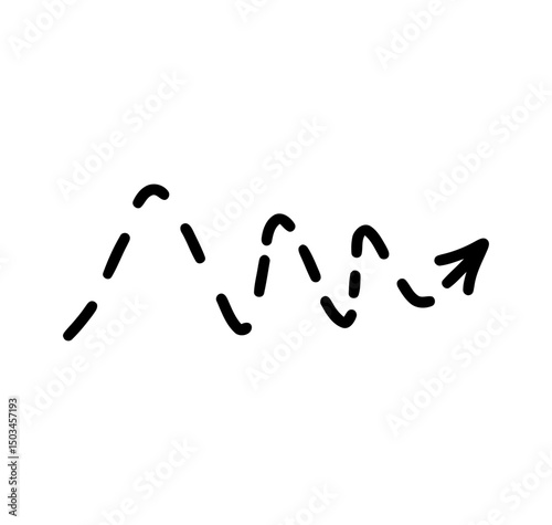arrow dashed icon