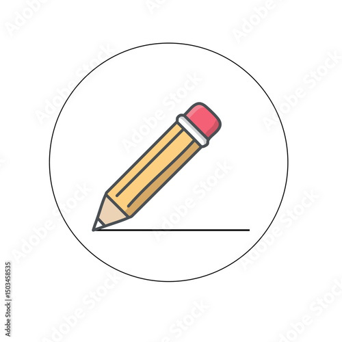 pencil and eraser