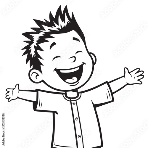 Happy face vector
