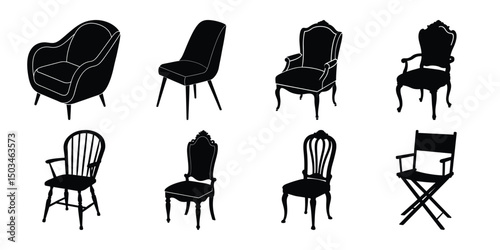 Rococo-style parlor chair,    traditional colonial side chair,  Georgian style dining chair