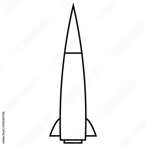 Rocket logo. Rocket symbol. Rocket icon. Rocket vector illustration