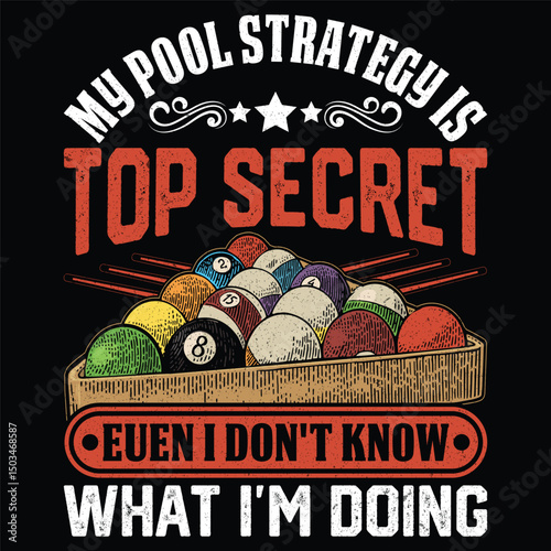 Pool T Shirt Design