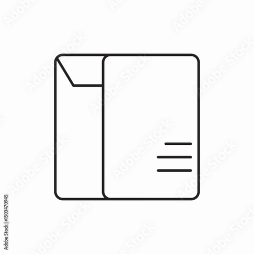 envelope letter icon sign vector
