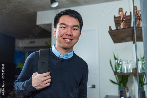 A well dressed young man ready for work