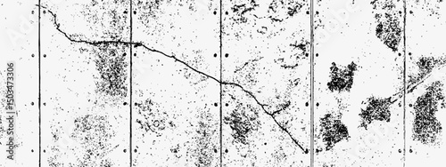  white grunge showing a close up of a cracked and broken stone wall texture with detailed patterns and rough surface features  white background.