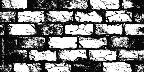  brick wall with a rough stone surface. visible mortar adds texture to the design, creating a visually appealing pattern grunge background.