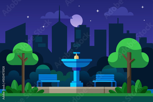 city in the night