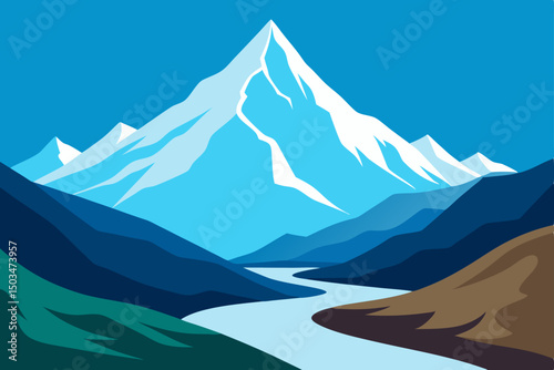 mountain lake in the mountains