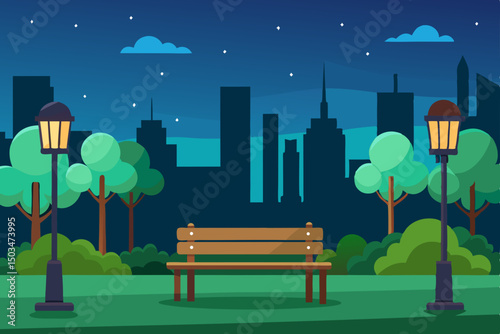 bench in the park